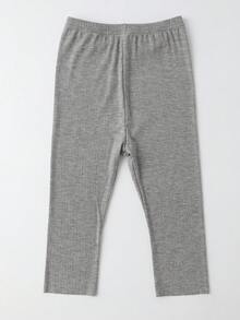 1 quần legging ngắn in họa tiết sọc dọc màu trơn cho trẻ em - Nhiều màu - Xem 18
