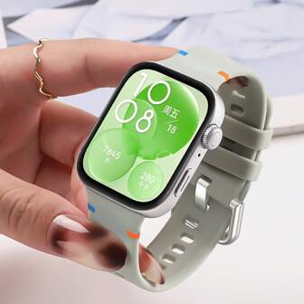 สายรัดซิลิโคนแบบสปอร์ตนุ่มเข้ากันได้กับ Huawei Watch Fit 4 Pro 4 3 สายนาฬิกาแบบเปลี่ยนได้ สายรัดแบบเข้ากันได้กับ Huawei Fit 4 สายรัด Fit 4pro