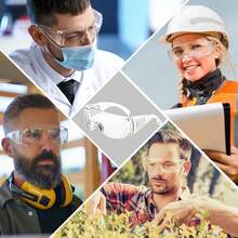 Safety Glasses Over Eyeglasses With Anti-Fog And Scratch Resistant ANSI Z87 Safety Goggles Over Glasses - 1 - View 10