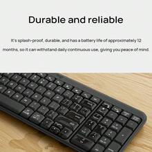 Logitech 無線藍牙鍵盤K251 小巧無線鍵盤 藍牙配對 無需接收器 經久耐用 性能可靠 出眾的舒適度 外形精巧 功能出色 白色 - 白色 - 查看 3