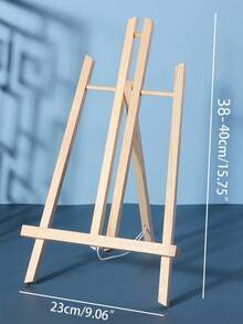 1pc 40cm Tabletop Painting Easel Folding Display Stand, Includes 10pcs Nylon Brush Set For Poster, Watercolor, Acrylic Oil Painting & Drawing,Back To School,School Supplies - one-size - View 11