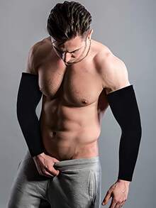 UV Protection Arm Sleeves With Thumb Hole, Suitable For Men & Women, For Work, Cooling Tattoo Cover, Compression Sleeve For Cycling, Fishing, Outdoor Activities, Hiking, Gym, Yoga, Workout, Beach, Camping, Cruise - Multicolor - View 10