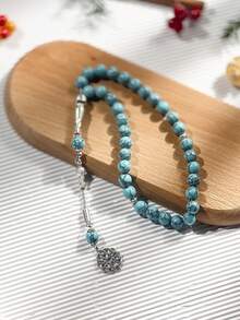 1pc Middle Eastern Muslim Prayer Beads, Turquoise Men Bracelet, Islamic Prayer Rosary - Multicolor - View 2