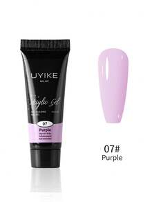 1 pieza Pegamento de gel de extensión de uñas de color de 0.510z para realce de uñas con diseños de uñas, de larga duración y fácil de usar, gel constructor de manicura de salón para mujeres, opciones de multicolor