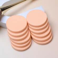 8 piezas de esponjas redondas reutilizables para maquillaje, esponjas suaves y no absorbentes para mezclar maquillaje, herramientas de belleza para maquillaje