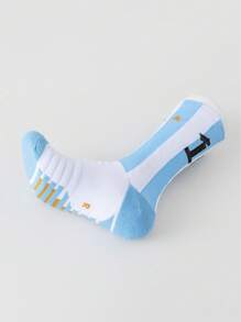 1/3 Pairs, Men's Professional Football Socks, Men's Anti Slip Practical Training Socks, Towel Bottom Basketball Socks, Mid Tube Sports Socks