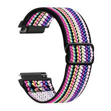 20mm 22mm Soft Nylon Replacement Band Compatible With Samsung Galaxy Watch Active 2 44mm 40mm/Galaxy Watch 5 Pro 45mm/Galaxy Watch 5/Galaxy Watch 42mm/Galaxy Watch 4 Classic 42mm 46mm/Gear Sport - 20, 22 Elastic Strap (eight-shaped Buckle) - View 27