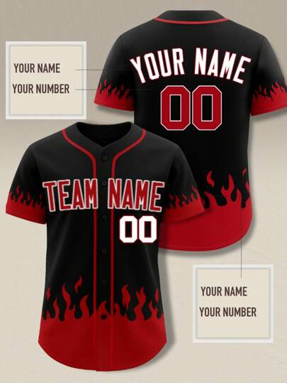 قمصان بيسبول رجالية عادية قصيرة الأكمام، قميص كاجوال مع أزرار، بلوزة رياضية قابلة للتنفس لتدريب وتنافس