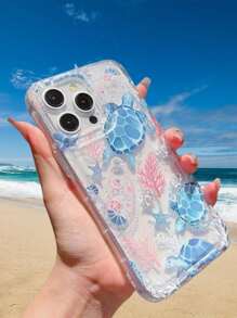 Ins Buoyancy Chambers For Marine Animals To Prevent Falls Phone 15 Case, Phone 14 Pro Max Makeup Cover, 13 Mirror, 12 Anti-Drop Feature, 16 Large Hole, 11 For Women,Anti-Drop Phone Case Support Protection Anti-Scratch Non-Yellowing Transparent Smartphone Cover Gift For Apple Phone 11/11 Pro/11 Pro Max 12/12 Pro/12 Pro Max/13/13 Pro/13 Pro Max/14/14 Plus/14 Pro/14 Pro Max/15/15 Plus/15 Pro/15 Pro Max/16/16 Pro/16 Plus/16 Pro Max/16E/X/XS/XSMax,Galaxy S24/S24 Plus/S24 UlTRA/Galaxy S23/S23 +/S22 Ect./TPU Material Protective Case, Phone Protective, The Best Birthday Gift For Your Friends And Family, Suitable For Both Men And Women