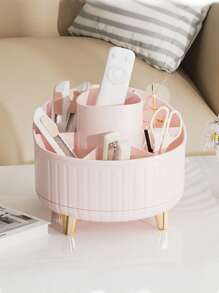 Multifunctional Rotating Pen Holder, Cosmetic Storage Box, Oval Makeup Brush Holder, Large Capacity Desktop Storage Box, Pen Cup, Stationery Organizer ,Jewellery Box,Pouch,Makeup Brush Holder,Brush Holder,Perfume Organiser,Pouch Bag
