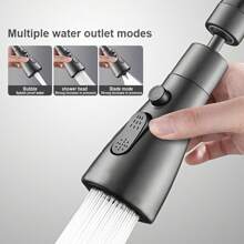 1pc Faucet With Pull-Out Spray Head, Extendable And Switchable Shower Head Replacement