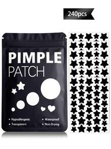 352 szt. plastrów w kształcie gwiazdek, okrągłe plastry, osłona twarzy - bezzapachowe, parabenowe - unisex dla dorosłych, kompatybilne ze wszystkimi typami skóry, bez zapachu, bez alkoholu, bez składników, delikatne i niedrażniące, stosowane do dekoracji twarzy, zakrywające trądzik i niedoskonałości za pomocą uroczych naklejek, zabawne naklejki z kreskówek, wodoodporne i odporne na pot mini naklejki, odpowiednie na imprezy, do biur i inne okazje z uroczymi naklejkami