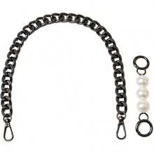 BEAULEGAN Chunky Purse Chain Handles - Short Strap Handbag Set Of 2, 17.& 5 Inches Long - 青銅 - 查看 1