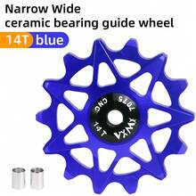 10T/12T/14T/16T Aluminum Alloy Positive/Negative Tooth Ceramic Bearing Derailleur Pulley Wheel For Mountain/Road Bike - Multicolor - View 23