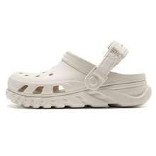 Crocs 男女款休闲木屐凉鞋，轻便舒适，适合运动和日常穿着 - 208776-160 - 水泥灰 - 查看 1