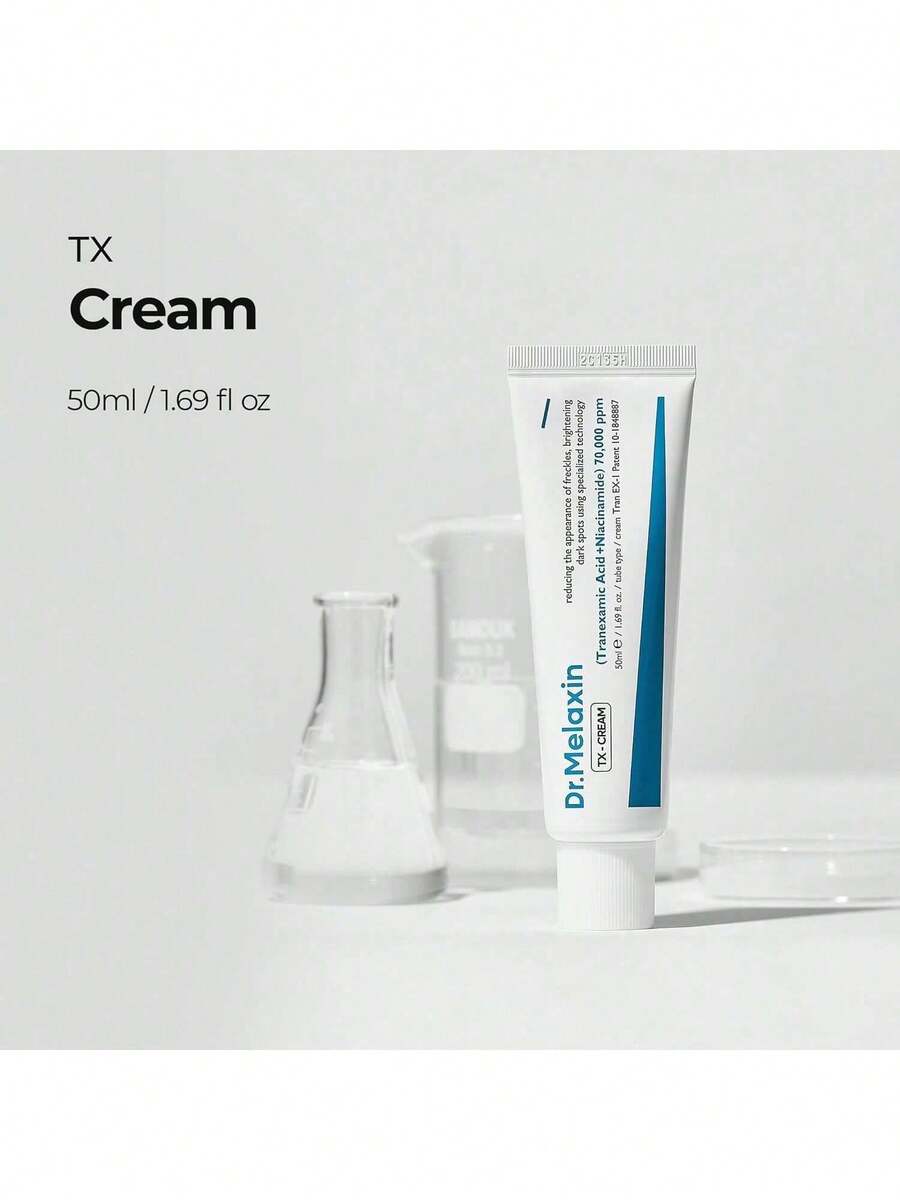 Dr.Melaxin TX 傳明酸霜 | 祛斑霜，淡斑，抗色素沉著韓國護膚品 | 韓國化妝品 | 1.7 液體盎司（50 毫升） - 奶油 50ml - 查看 1