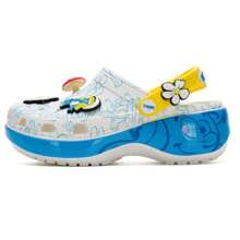 Crocs Pantuflas/Sandalias para mujer - Zuecos azul nube clásicos de elfo, zapatos deportivos casuales livianos y cómodos para uso diario, 210822-90H