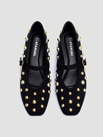 ADAMUMU New Women's High-End Fashion Comfortable Loafers, Lightweight Suitable For Spring, Summer, Autumn And Winter, Fashionable And Comfortable