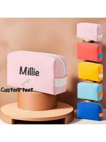 Customized Multi-Color Waterproof Makeup Bag, Fashionable And Convenient Toiletry Organizer