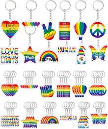 Gay Keychain Lgbtq Accessories Bulk Gay Stuff Men Women Keyring Transgender - classic - 查看 3