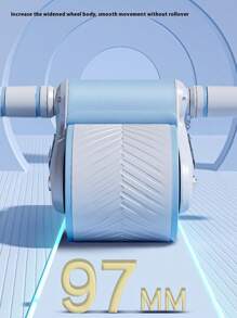 Abdominal Wheel Roller, Self-Reviving Fitness Equipment, Beginner Home Gym Gear, Noise-Proof Recoil Design, Max Load 100kg, Ab Workout Tool