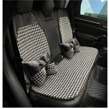 Four Seasons Universal Car Seat Cushions, Small Fragrance Style, Breathable And Comfortable Car Seat Cushions, Fashionable And Light Luxury Car Seat Cushions, Driver Seat Cushions, Car Comfortable Seat Cushions, Temperament, Simple And Exquisite Style, Showing A Unique Lady Temperament