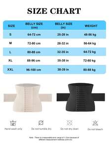 Adjustable Waist Cincher Shapewear, Slimming And Body Shaping - Black - View 5