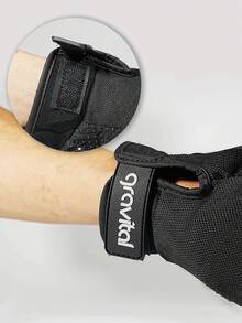 透气耐用短指骑行手套，男女通用，适合户外四季使用 - 彩色 - 查看 2