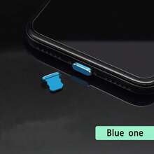 3pcs Metal Dust Plug Compatible With IPhone 14 Pro Max Charging Port, Headphone Jack Stopper, Compatible With IPhone 13 - Multicolor - View 5