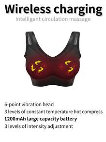 Brand New Seamless Smart Chest Massager Breast Enhancement Instrument Chest Care Underwear Chest Massager Breast Massage Underwear Anti-Sagging Gather Back Chest Massager Power 5W Battery 1200mAh