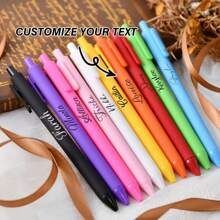1PC Personalized Macaron Colored Pen,Ideal Anniversary Or Bridesmaid Gift,Personalized Custom Gift,Bright Macaron Colors,Perfect Bridesmaid Gift,Back To School,School Supplies,Shop Back To School ,Classroom