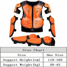 1 件黑红色摩托车护甲摩托车防摔保护器带肘护膝护具越野摩托车手臂夹克手臂骑行护膝保护骑行配件