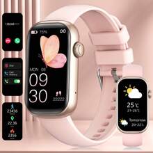 LIGE LIGE Fashionable Smart Watch For Women Silicone Band 100+ Workout Modes 1.47 Inch DisplayWeather Notifications Custom Faces Activity Tracker