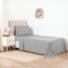 Jogo Lençol de Cama Solteiro Box 3 Peças Micropercal Antialérgico 400 Fios