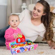 Caja sensorial para bebés, práctica de habilidades motoras finas para infantes, caja de papel de educación temprana inteligente para recién nacidos, jalar y jugar, juguete calmante