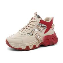 Women Chunky Shoes - 紅卡 - 查看 7