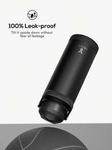 Meoky 710ml isolierte Wasserflasche mit Strohhalm und Griff, staubdichter Deckel, doppelwandiger auslaufsicherer Edelstahl - hält 24 Stunden kalt - Sportflasche für Gym, Reisen, Schule