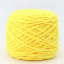 1 Stück 200g Chenillegarn 6mm dick, handgemachtes DIY Gehäkeltes Samt-Effektgarn für Stricken, Schals, Mützen, weiche Decken