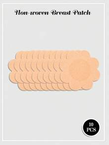 2/10 Pieces Reusable Seamless Silicone Nipple Shields, Invisible Breast Lift Straps, Non-Slip Stickers, Solid Color Bra Accessories, 100% Silicone, Hand Washable, Easy To Clean Bra Accessories, Fits All Bust Sizes High Quality Products Perfect For Summer!