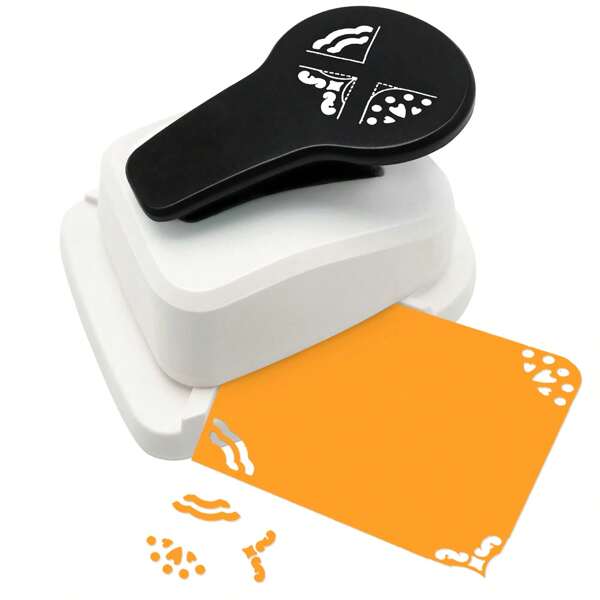 3 In 1 Corner Rounder Paper Hole Punchers Protector Cutter Shapes Punching Tool DIY Paper Craft Scrapbooking Cardmaking Fashion Daily Students Portable Suitable,Back To School,School Supplies