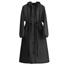 1pc Fashionable Breathable Adult Waterproof Long Raincoat, Outdoor Hiking Fishing Thickened Drawstring Slim Raincoat, Waterproof And Rainproof Lightweight Hooded Raincoat Summer Cooling,Beach,Travel Insulation,Galentines,Puppy,Carnival,Party Decorations