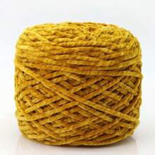 1 Stück 200g Chenillegarn 6mm dick, handgemachtes DIY Gehäkeltes Samt-Effektgarn für Stricken, Schals, Mützen, weiche Decken