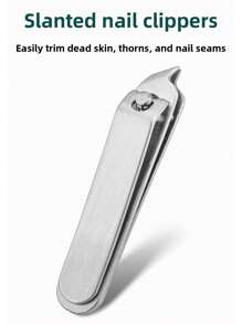 4Pcs Set Stainless Steel Nail Clipper Set With 3 Color Stylish Leather Case Options - Includes Nose Scissors And Nail File, Perfect For Travel And Gifts