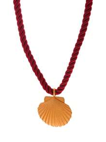 1 peça Moda Luz Luxo Simples Verão Liga Sol Pingente Tecido Torção Colar Senhoras Casal Irmãs Casal Jóias Presentes, Adequado Para Encontros Diários Feriado Praia Festa de Aniversário Férias Desgaste