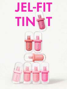 AMUSE Amuse JEL-FIT TINT 01 BOKSOONGA JELLY, Hydration And Plumping, Lightweight, 12-Hour Lasting, Jelly-Like Texture, Moisturizing Lip Stain, Vegan In Handy Size For Travel, K-Beauty, Korean Makeup, 3.8g/0.13oz