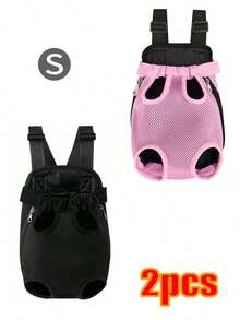 Pet Dog Carrier Backpack Portable Travel Pet Dog Carrier Backpack Mesh Carrier Front Bag For Small Dog Cats Outdoor Travel Pet Outdoor Travel Kit, Worry Free Travel "Pet Travel Backpack With Foldable Bowl – Stay Prepared For Meals & Comfort Anywhere!" Cat Carrier Cat Backpack Bike Trailer