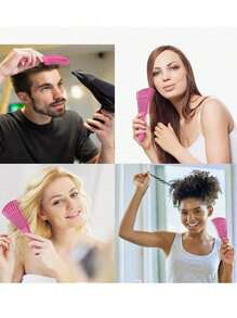 5pcs/Set Unisex Fashionable Mini High Pressure Continuous Spray Bottle, Fine Mist Hydrating Spray Bottle, Travel Cosmetic Sprayer, 8-Claw Massage Brush, Multi-Function Curling Hair Brush, Hair Styling, Hair Stuff, Comb Hair ,Hair Accessories, Hair Styling Kit, Hair Tool Kit, Hairstyling Set