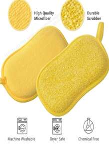 Multifunctional Polyurethane Sponge Eraser, Reusable And Washable Kitchen Brush For Cleaning Pots And Dishes Without Shedding, Suitable For Cleaning In Bathrooms, Kitchens And Toilets.