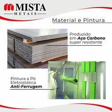Suporte Enrolador Mangueira Jardim Classico - Preto - Visão 6