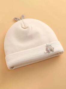 Gorro de 0 a 6 meses para recién nacidos e infantes, gorros de bebé suaves, gruesos y elásticos, adecuados para niñas y niños como accesorio - Multicolor - Ver 13